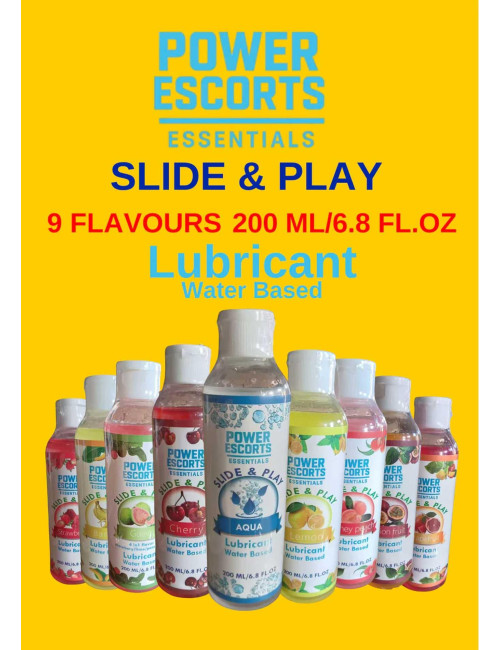 Power Escorts - DR14 - Grape Fruit Water-Based Lubricant 200ml – Slide & Play Personal Lube