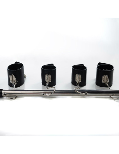 Spreader bar with wrist and ankle cuffs