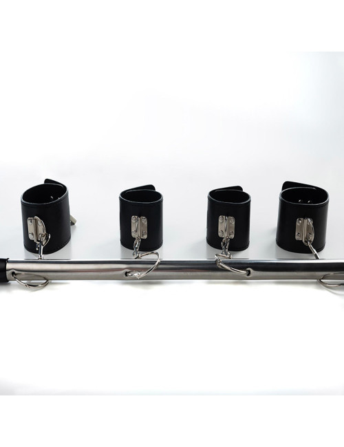 Spreader bar with wrist and ankle cuffs