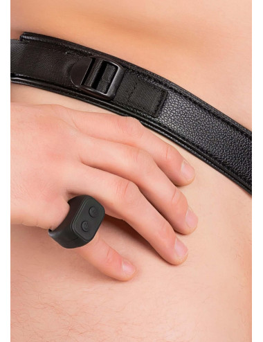 Hollow Penis Strapon Vibrating Silicone 16 cm