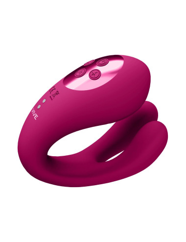 Yoko - Triple Action Vibrator Dual Prongs with Clitoral Pulse Wave