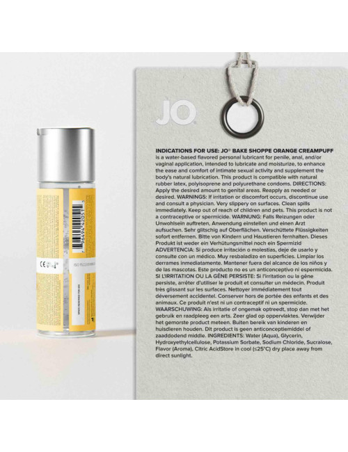 System JO Bake Shoppe Orange Creampuff - Lubrykant 60 ml