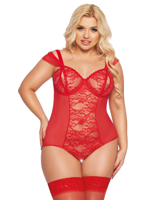 SoftLine Collection Dora Koszulka Czerwona 3XL