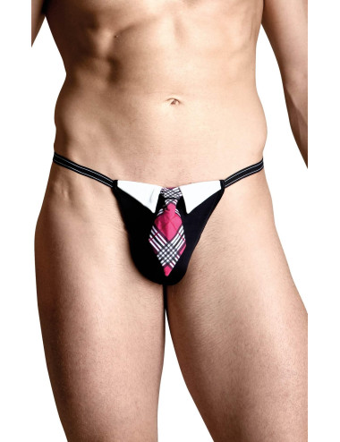 SoftLine Collection Męskie Stringi 4491 Czarne S/L