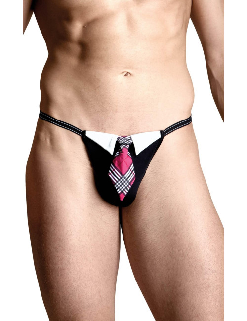 SoftLine Collection Męskie Stringi 4491 Czarne S/L