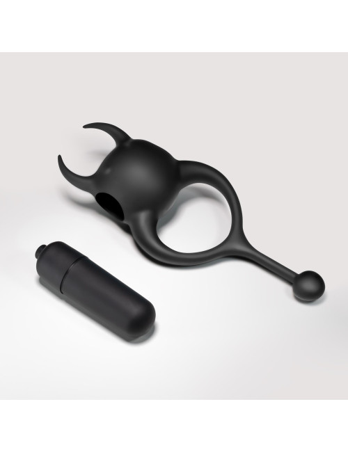 CRUSHIOUS DAEMON VIBRATING COCKRING BLACK