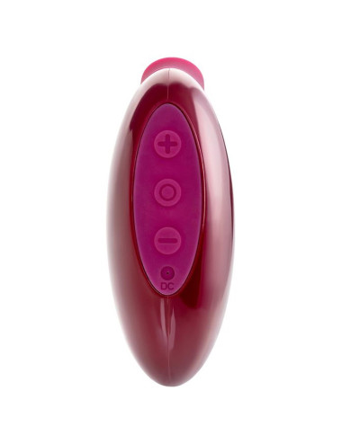 TOYFA A-Toys Myrty Clitoral Vacuum Stimulator, burgundy, 9.8 cm