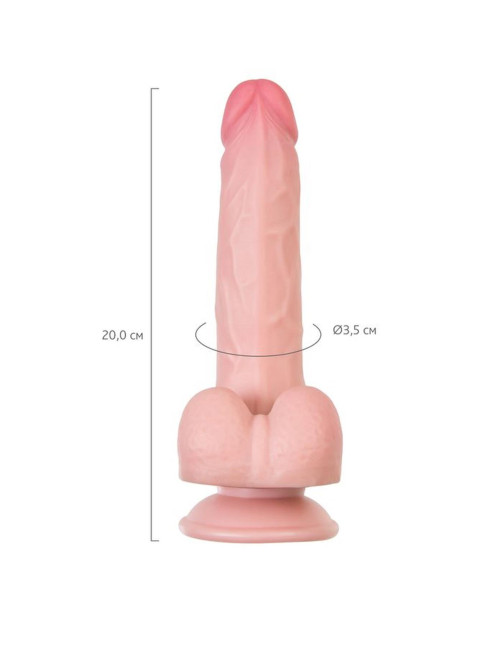 RealStick Nude My Pretty Dildo z TPE Cieliste 20 cm
