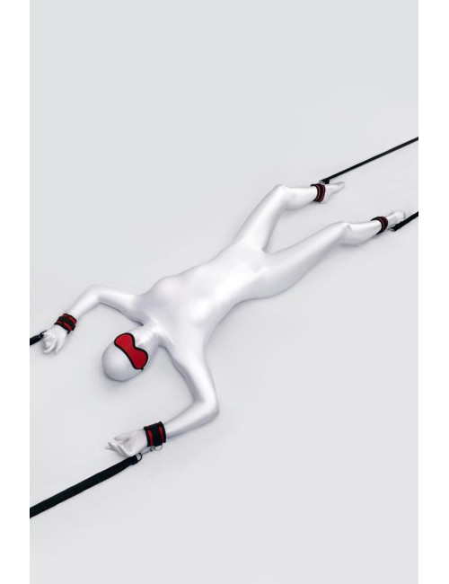 Anonymo bandage set, polyester, red