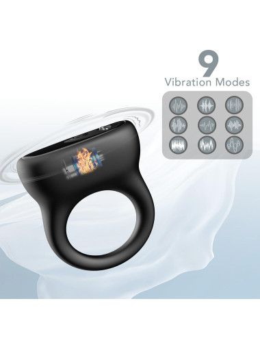 Oring Black, 9 vibration functions