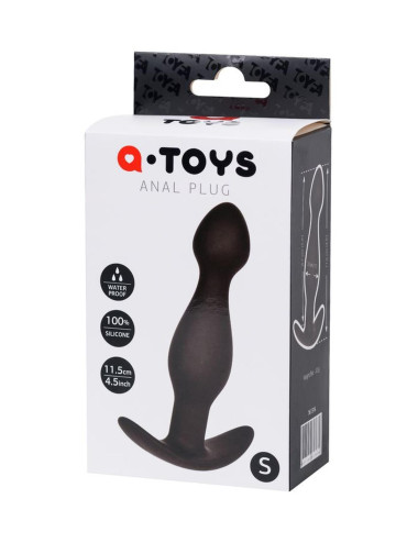 Anal plug A-Toys, size: S black