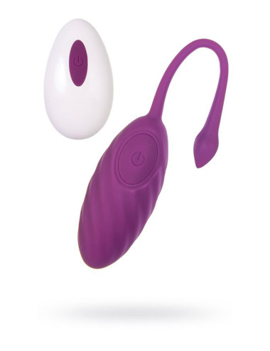 Vibrating egg A-Toys Purr, silicone, purple, 18 cm
