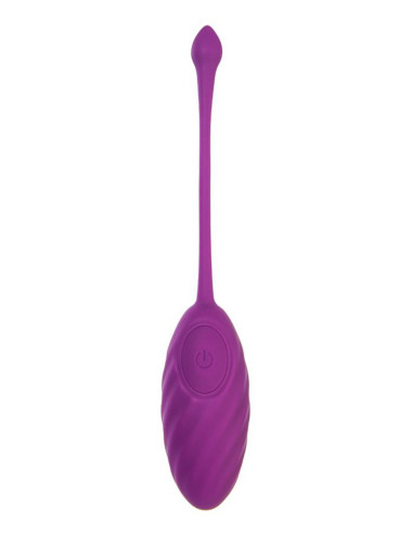Vibrating egg A-Toys Purr, silicone, purple, 18 cm