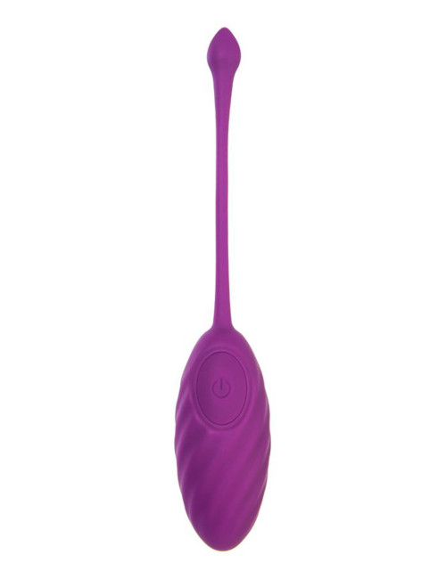 Vibrating egg A-Toys Purr, silicone, purple, 18 cm