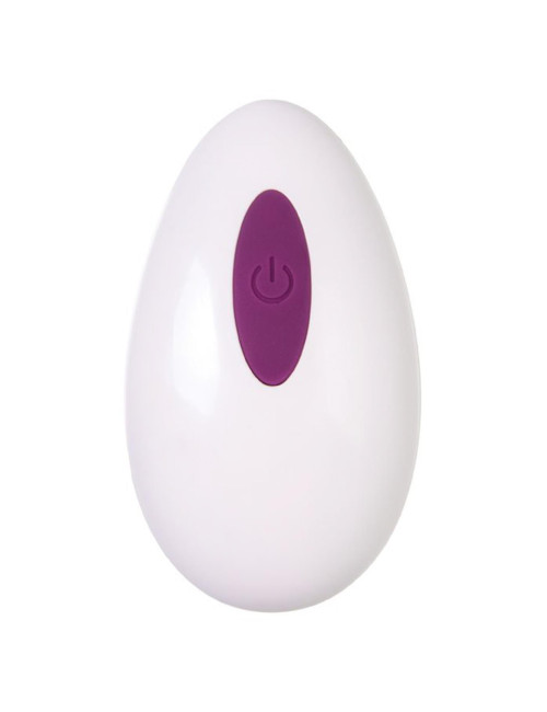 Vibrating egg A-Toys Purr, silicone, purple, 18 cm