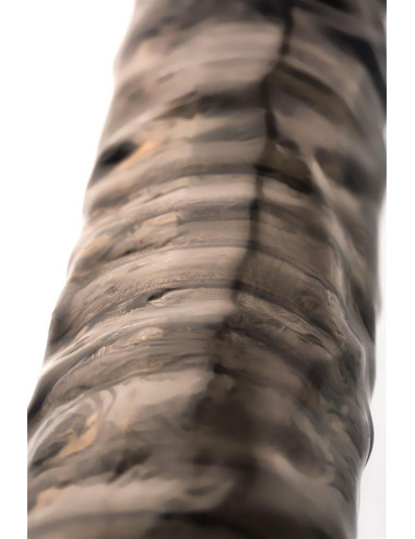 Sleeve ToyFa Xlover, to increase size, TPE, black,transparent , 22,5 cm