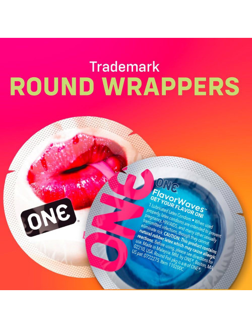 ONE Flavor Waves Prezerwatywy smakowe 12 szt.