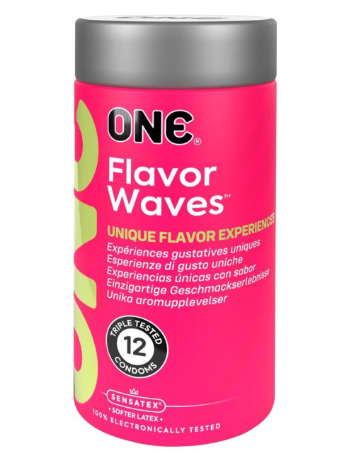 ONE Flavor Waves Prezerwatywy smakowe 12 szt.