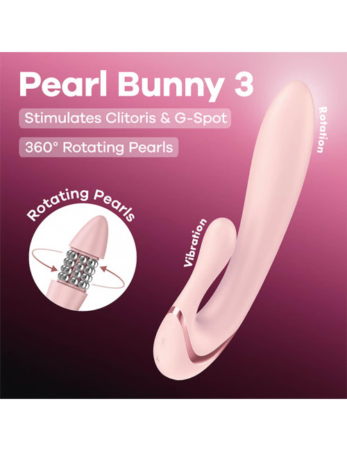 Pearl Bunny 3 - rose