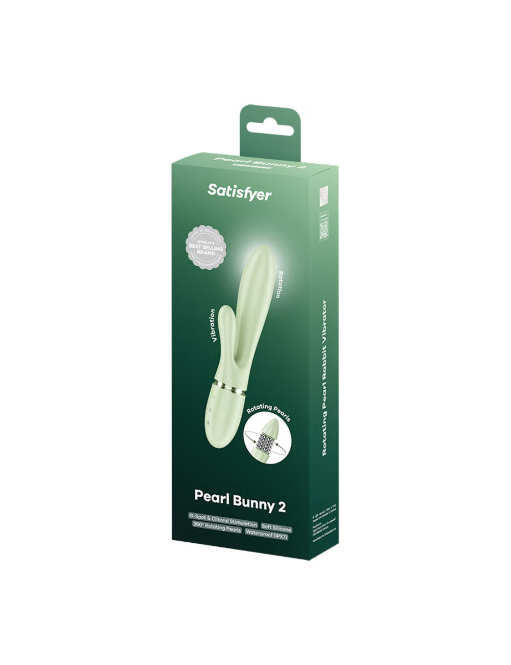 Pearl Bunny 2 - light green