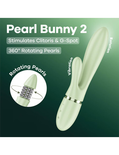 Pearl Bunny 2 - light green