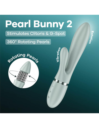 Pearl Bunny 2 - greygreen