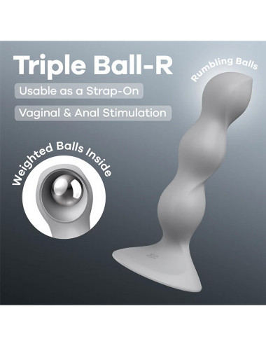 Triple Ball-R - grey