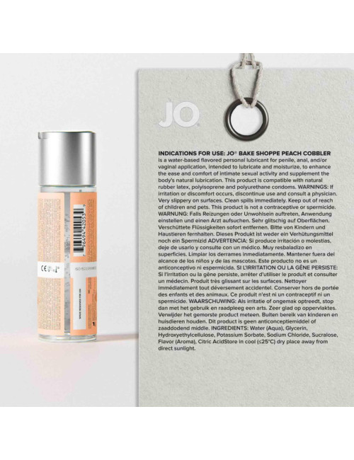 System JO - JO Bake Shoppe Peach Cobbler Lubricant 60 ml