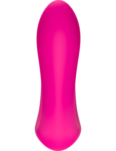 Stymulator silicone 2*9 vibration function Rose Red