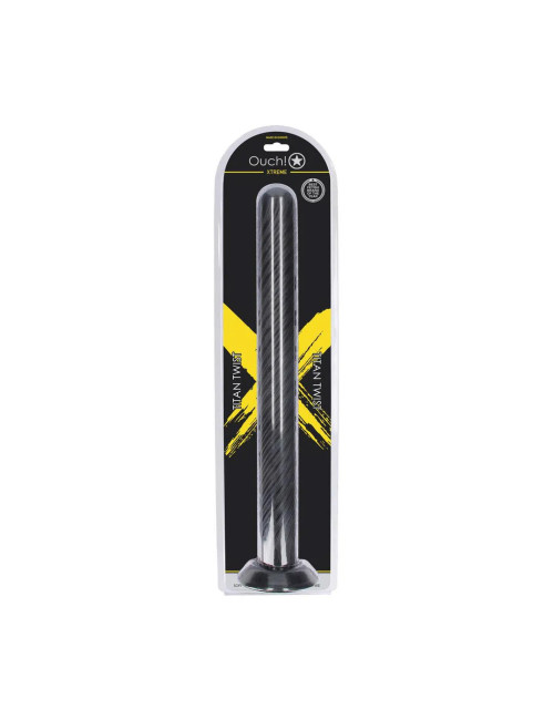 Korek Analny Ouch! Titan Twist 1001g 48cm Czarny