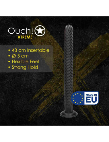 Titan Twist - Anal Plug - 1001 gr / 48 cm - Black