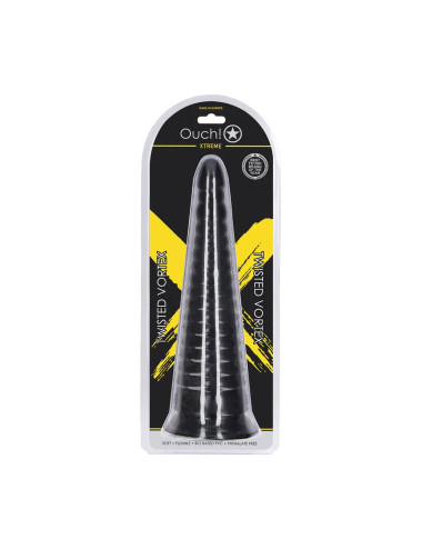 Twisted Vortex - Anal Plug - 1008 gr / 30 cm - Black