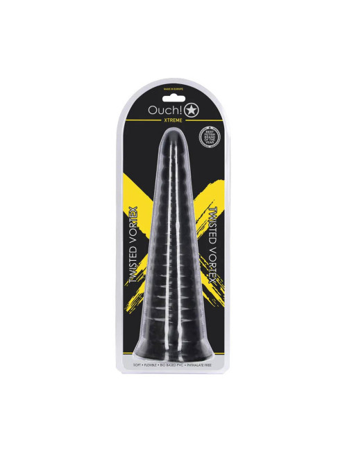 Twisted Vortex - Anal Plug - 1008 gr / 30 cm - Black
