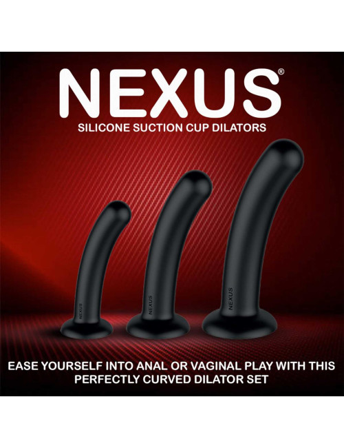 Nexus - Zestaw Silikonowych Dilatorów Analnych (S, M, L)