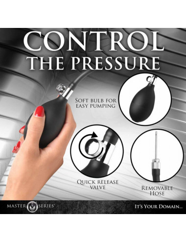 Master Series - Inflatable Silicone Anal Plug