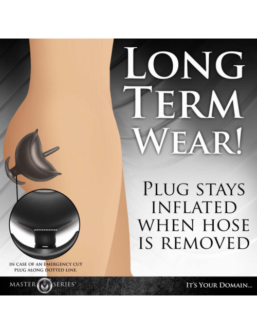 Master Series - Inflatable Silicone Anal Plug
