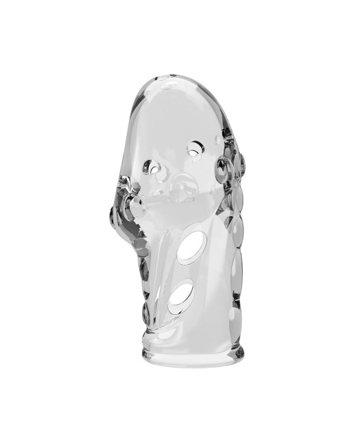 Pretty Love Penis Sleeve Booker Clear - Nakładka na penisa, Zabawki męskie