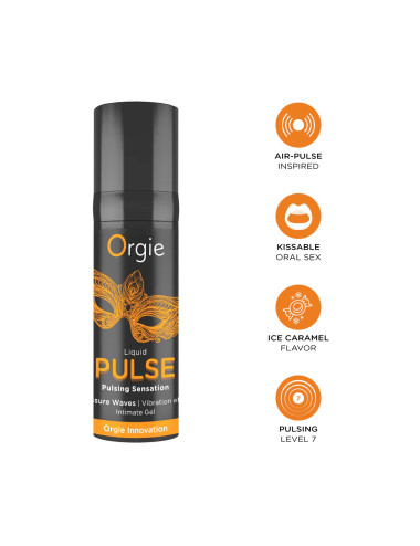 LIQUID PULSE - PULSING SENSATION INTIMATE GEL - 15 ML