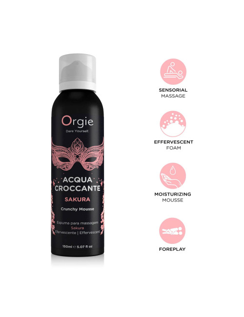 Pianka do masażu Orgie Acqua Croccante Sakura Fruit 150 ml