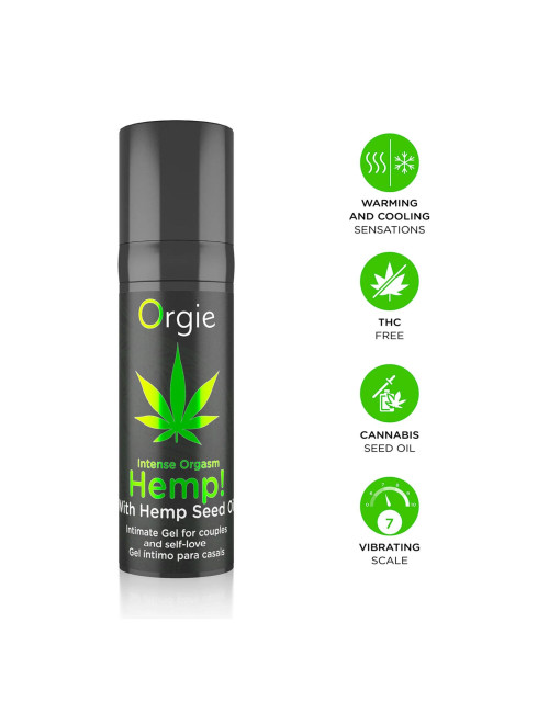 Orgie Hemp Intense Orgasm Afrodyzjakowy Żel Stymulujący 15 ml