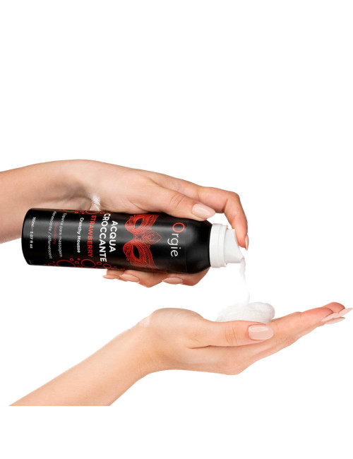 Truskawkowa pianka do masażu Orgie Acqua Croccante 150 ml