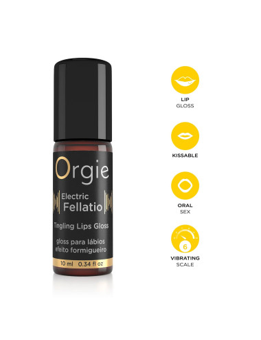Żel-SEXY VIBE! - ELETRIC FELLATIO - VIBRATING GLOSS - 10 ML