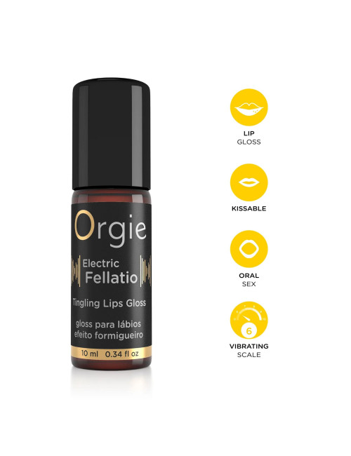 Żel-SEXY VIBE! - ELETRIC FELLATIO - VIBRATING GLOSS - 10 ML