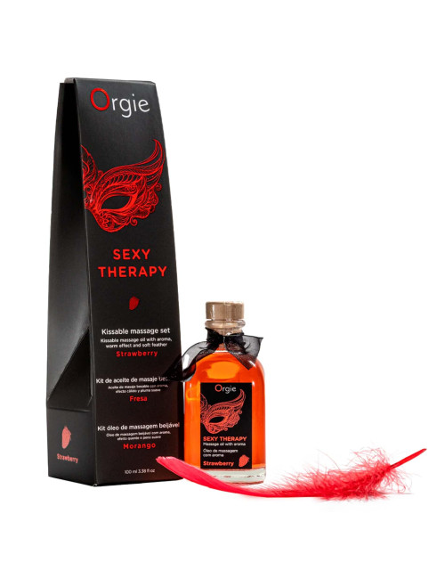 Żel-LIPS MASSAGE KIT STRAWBERRY - 100 ML