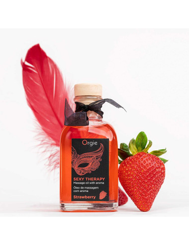 Żel-LIPS MASSAGE KIT STRAWBERRY - 100 ML