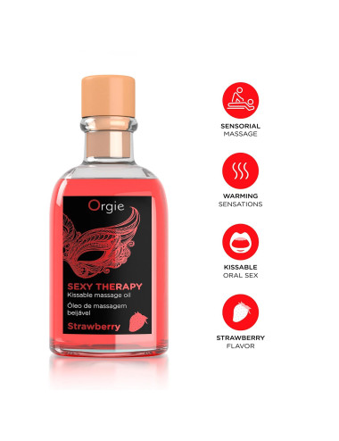 Żel-LIPS MASSAGE KIT STRAWBERRY - 100 ML