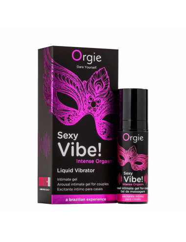 Żel Afrodyzjaki Sexy Vibe: Stymulujący Żel Intense Orgasm – Liquid Vibrator 15 ml