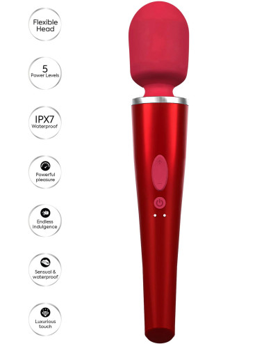 Caresse PRO Wand Massager red