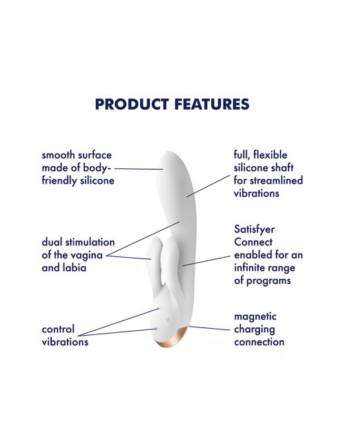 Double Flex Connect App white