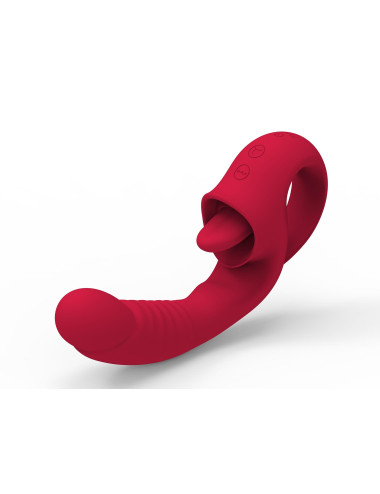 Wibrator - Rechargeable Licking Vibrator USB 10 Functions
